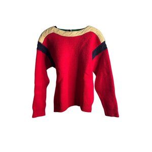Vintage Lord & Taylor Men's Kensington Colorblock Wool Sweater L